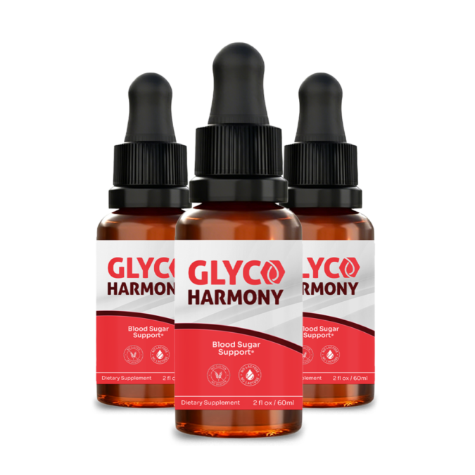 Three bottles of GlycoHarmony most popular supplement package.