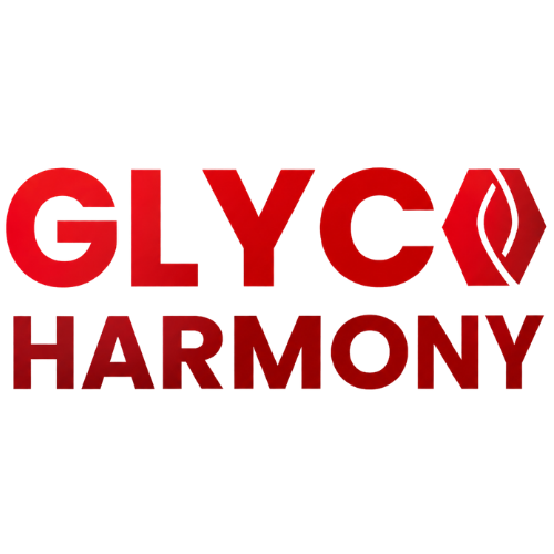 GlycoHarmony official logo for blood sugar support supplement page.